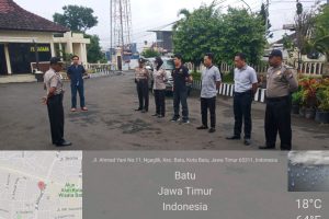 Guna Tingkatkan Kedisiplinan Anggota, Apel Pagi Polsek Batu Polres Batu Tepat Waktu