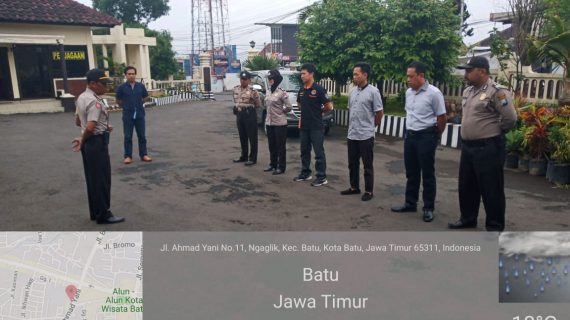 Guna Tingkatkan Kedisiplinan Anggota, Apel Pagi Polsek Batu Polres Batu Tepat Waktu