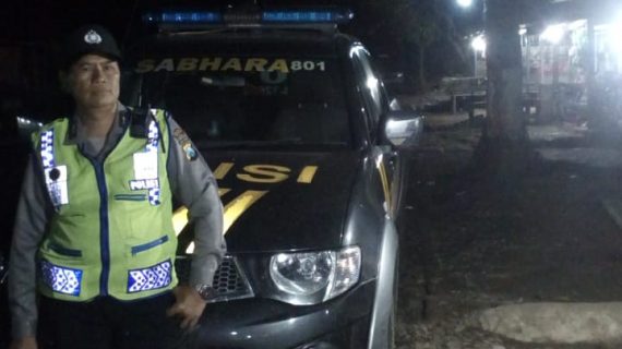 personil Polsek Kasembon Polres Batu Giatkan Patroli Malam Jaga Kamtibmas