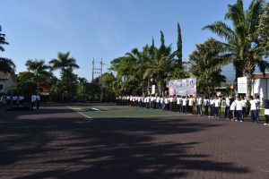 Awali Kegiatan Hari Ini, Polres Batu Laksanakan Apel Pagi