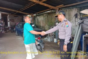 Anggota Bhabin Polsek Batu Polres Batu Giat Sosialisasi Dengan Warga Binaan