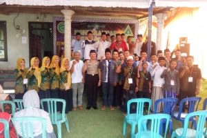 KAPOLSEK KASEMBON POLRES BATU SOSIALISASI MILENIAL ROAD SAFETY FESTIVAL DI SELA ACARA KONFERCAB NU