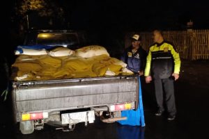 Jaga Kamtibmas, Polsek Junrejo Polres Batu Laksanakan Patroli Malam