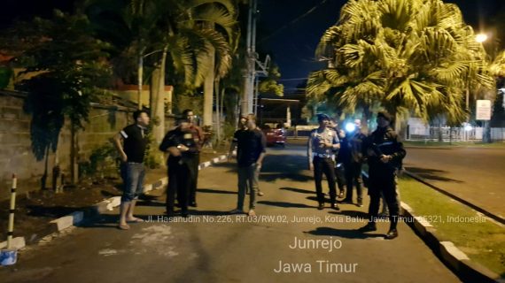 Dalam Rangka Menjaga Keamanan Mako,  Polres Batu Melaksanakan Patroli Mako