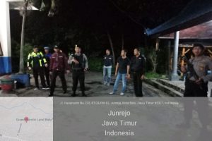 Tingkatkan Kengamanan Mako,  Polres Batu Gelar Patroli Mako