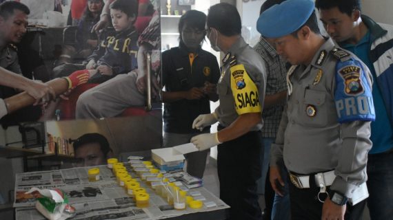 Meminimalisir Anggota Yang Menggunakan Obat – Obatan Terlarang, Polres Batu Laksanakan Tes Urin