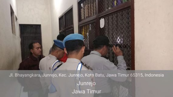 Perketat Giat Pengamanan Mako, Anggota Polres Batu Tingkatkan kegiatan Kontrol Tahanan