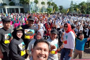 Ajak Pelajar Tertib Berlalu Lintas, Kapolres Batu Gelar Millenial Road Safety Festival