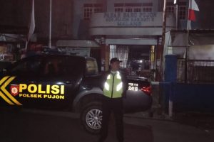 Anggota Polsek Kasembon Polres Batu Patroli Malam Tingkatkan Harkamtibmas