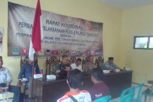 Kapolsek Kasembon Sosialisasi Persiapan Pelaksanaan Pileg dan Pilpres