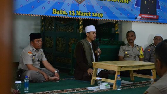 Polres Batu gelar syukuran dan Tauziah siraman rohani , meriahkan HUT SDM Polri ke 68 tahun 2019