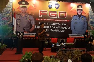 TANGKAL BERITA HOAX JELANG PEMILU 2019, KAPOLRES BATU GELAR FGD ( FOCUS GROUP DISCUSSION )