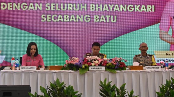 ARAHAN DAN BIMBINGAN KAPOLRES BATU AKBP BUDI HERMANTO, S.I.K, MSI KEPADA IBU BHAYANGKARI SE CABANG BATU