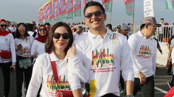 Kapolres Batu Beserta Kaum Milenial Kota Batu Ramaikan Puncak MRSF
