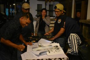 Anggota Bhabinkamtibmas Polsek Batu Polres Batu Patroli Koordinas Bersama Satpam Agrokusuma