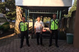 Tingkatkan Keamanan, Polres Batu Laksanakan Pengamanan Lokasi Tempat Ibadah Sore Jumat Agung.