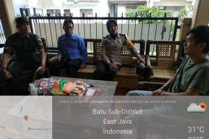 Silaturahmi Kamtibmas Bhabin Desa Pesanggrahan Polsek Batu Polres Batu