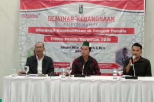 Menjaga Kondusifitas Di Tengah Pemilu Pasca Pemilu Serentak 2019, Wakapolres Batu Jadi Narasumber Seminar Kebangsaan