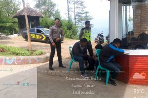 Sat sabhara Polres Batu Giatkan Patroli Ketempat Wisata Paralayang  Jaga Kamtibmas