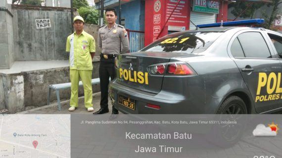 Sat sabhara Polres Batu Giatkan Patroli Ketempat SPBU lahor  Jaga Kamtibmas