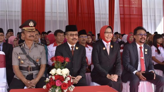 Kabag Sumda Polres Batu Hadiri Upacara Peringatan Hari Lahir Pancasila di Stadion Brantas
