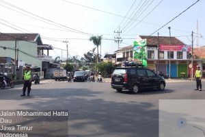 Salah Satu Bentuk Pelayanan Prima Kepolisian Saat Lebaran, Satlantas Polres Batu Laksanakan Pengaturan Arus lalin