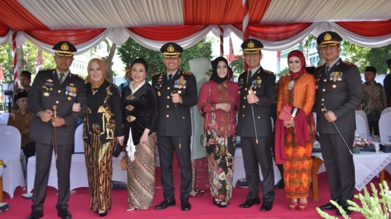 Kapolres Batu Bersama Forkopimda Kota Batu Hadiri Hari Bhayangkara ke 73 di Kodam V Brawijaya