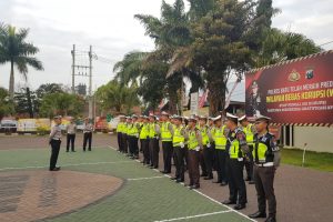 Satlantas Polres Batu Giatkan Apel Pagi Di Halaman Mako Agar Agar Anggota Disiplin