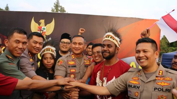 Kapolres Batu Bersama Kapolres, Forkopimda Malang Raya Hadiri Tasyakuran dan Do’a Bersama Pemuda Papua/Malang