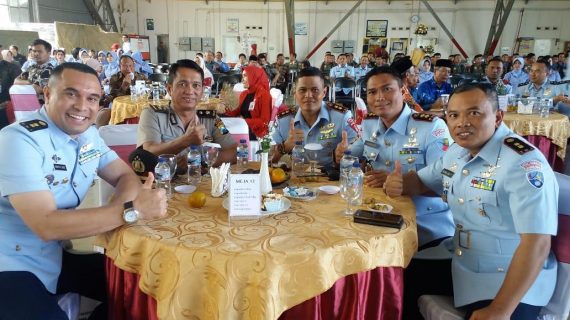 Kompol Barkah Polres Batu Menghadiri Kenal Pamit Komandan Komandan Wing 2 Lanud Abdurahman Saleh
