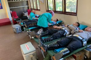 Peringati HUT Satlantas Ke – 64, Polres Batu Gelar Donor Darah