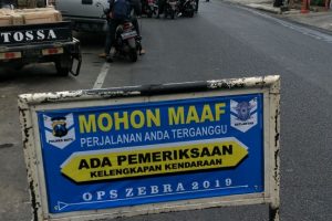 75 orang pelanggar terjaring di hari ke 7 pelaksanaan Operasi Zebra Semeru 2019 di Polres Batu