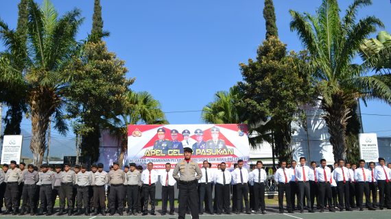 Pastikan Keamanan Pelantikan Presiden dan Wakil Presiden, Kapolres Batu Pimpin Apel Gelar