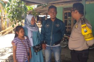 Giat Sambang Kerukunan Warga dilaksanakan oleh Anggota Bhabinkamtibmas Kelurahan Songgokerto Polsek Batu