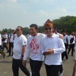 Kapolres Batu ikut meriahkan Semarak Forkopimda Jawa Timur pada acara peringatan Hari Ibu Ke 91 di Kodam V Brawijaya