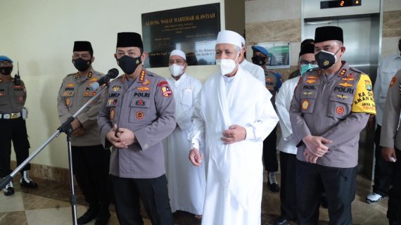 Kapolri Ajak Rabithah Alawiyah Sampaikan Pesan Harkamtibmas Dengan Bahasa Umat