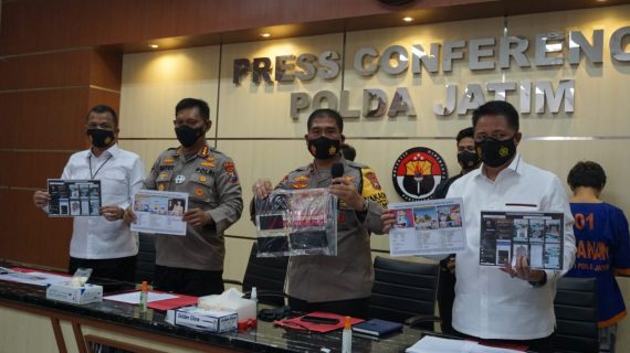 Polda Jatim Bongkar Prostitusi Online Libatkan Anak Dibawah Umur