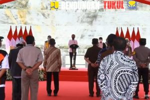 Presiden Berharap Bendungan Tukul Ini Dapat Meningkatkan Kesejahteraan Masyarakat