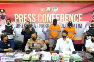 Peredaran Narkoba Seberat 6 Kilo Dibongkar Ditresnarkoba Polda Jatim