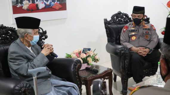 Sowan ke Ketua MUI Sulsel, Kapolri Sebut Dukungan Ulama Sangat Penting Untuk Menjaga Kamtibmas
