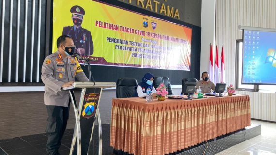 Maksimalkan PPKM Skala Mikro, Bhabinkantibmas Dibekali Tracing Covid
