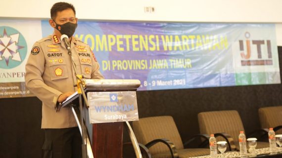 IJTI Gelar UKW, Kabid Humas Polda Jatim: Peran Media Sangat Penting dan Membantu Tugas Polri