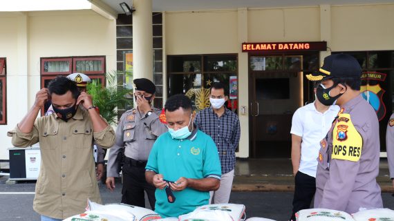 Mahasiswa asal Papua, dapatkan bantuan sosial dari Polres Batu