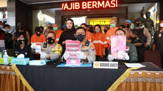 Polresta Malang, Ringkus Sindikat Pengedar Narkotika