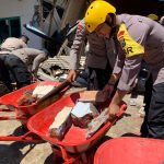 Brimob Polda Jatim Bantu Penanganan Gempa Bumi Di Lumajang