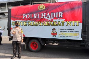 Perduli Bencana Alam, Kapolda Jatim: Pelepasan KRI Tanjung Kambani-971 untuk Penanggulangan Bencana di Flores NTT