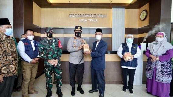 Forkopimda Jatim Silaturahmi ke PW Muhammadiyah, Merawat Kebhinekaan Sekaligus Launching Buku
