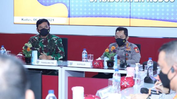 Ini Upaya Panglima TNI, Kapolri dan Kepala BNPB Tekan Kasus Covid-19 di Kudus
