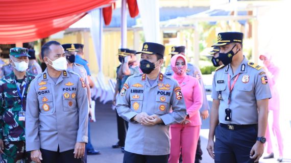 Bakti Sosial Sespimti 30 dan Sespimen 61 : Perkuat Karakter Pemimpin yang Empaty dan Jiwa Sosial pada PKB Juang TA 2021