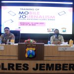 IJTI Jember Inisiasi Training OF Mobile Journalism di Polres Jember.